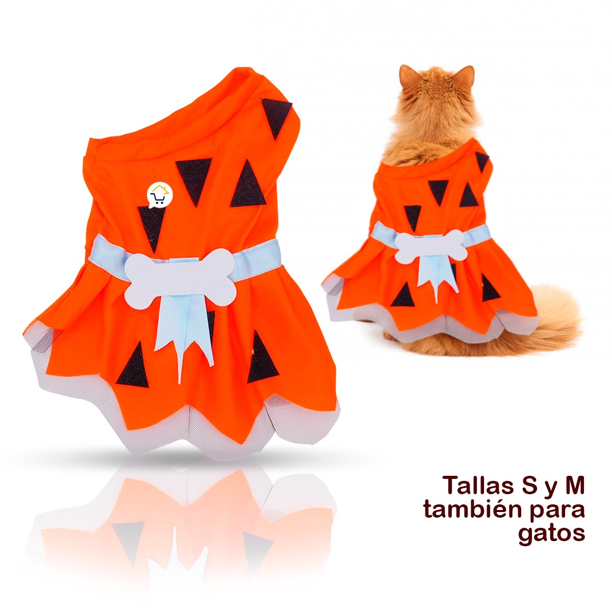 Disfraz Perro Gato Mascotas Picapiedra Halloween GY003PIC
