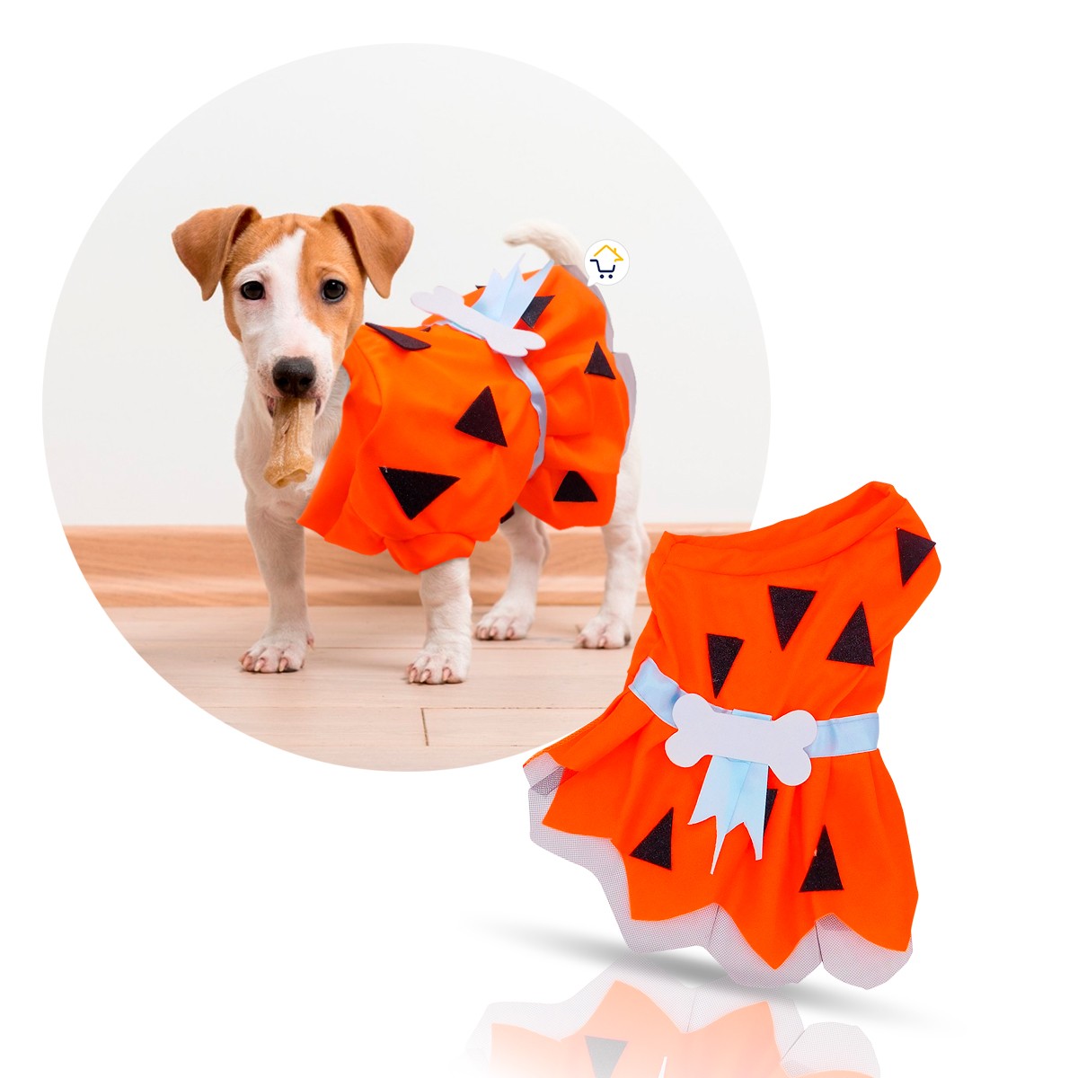 Disfraz Perro Gato Mascotas Picapiedra Halloween GY003PIC