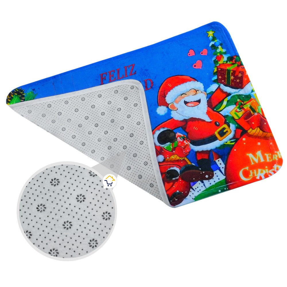 Tapete Navideño Antideslizante Multiusos Estampado Navidad OD62605