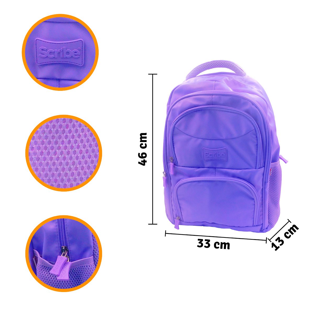 Morral Impermeable Laptop Mochila 4 Bolsillos Viaje Transpirable FEM01