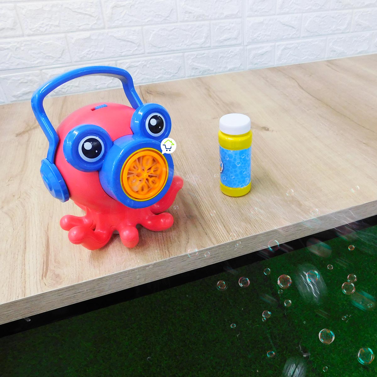 Máquina De Burbujas Pulpo Juguete Jabonera Infantil KM138835