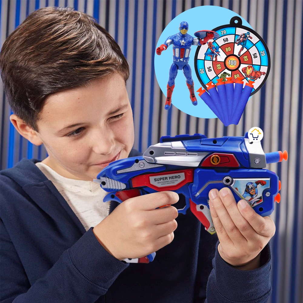 Pistola Lanza Dardos Figura Superhéroe Diana Juguete Niño SB268B