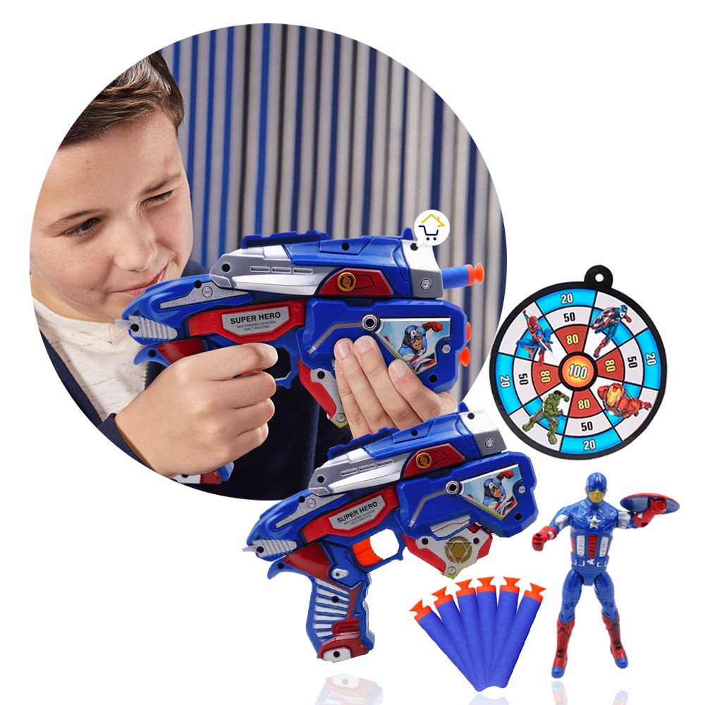 Pistola Lanza Dardos Figura Superhéroe Diana Juguete Niño SB268B