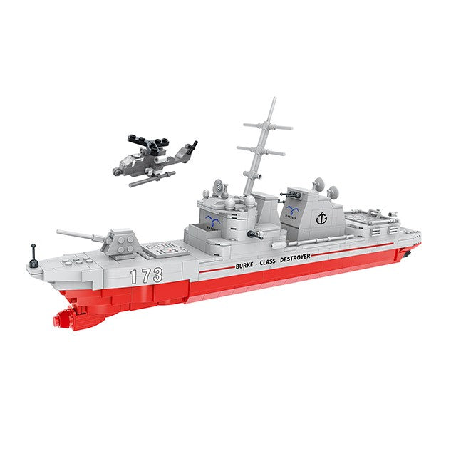 Barco Militar 744 Piezas Juguete Armable Niños 3387