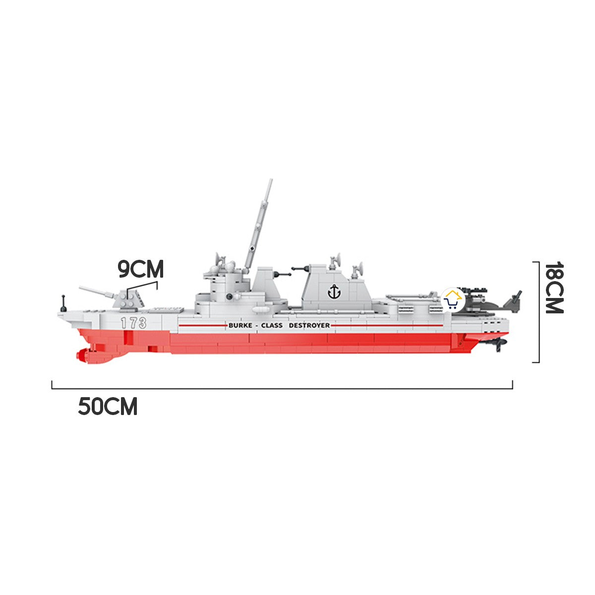 Barco Militar 744 Piezas Juguete Armable Niños 3387