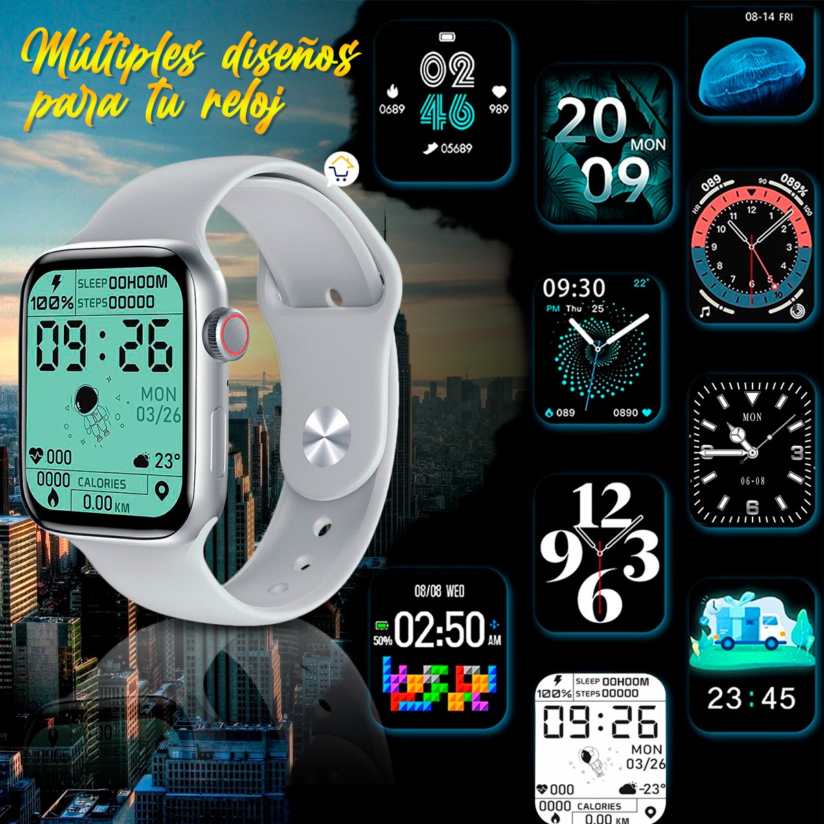 Reloj Inteligente Smartwatch Serie 6 Bluetooth Android iPhone HW22