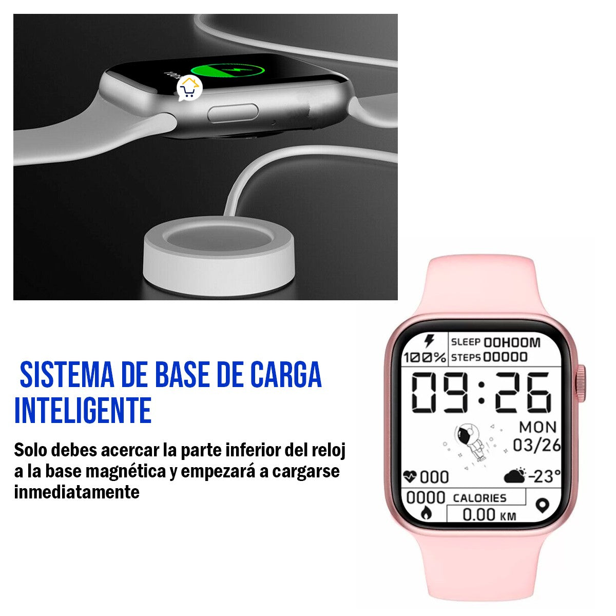 Reloj Inteligente Smartwatch Serie 6 Bluetooth Android iPhone HW22