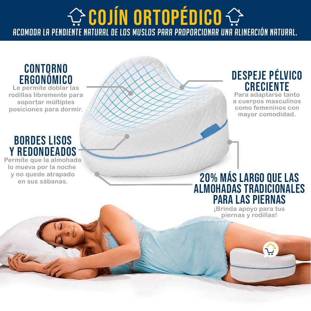 Almohada De piernas espuma viscoelástica Cojín terapia B-38