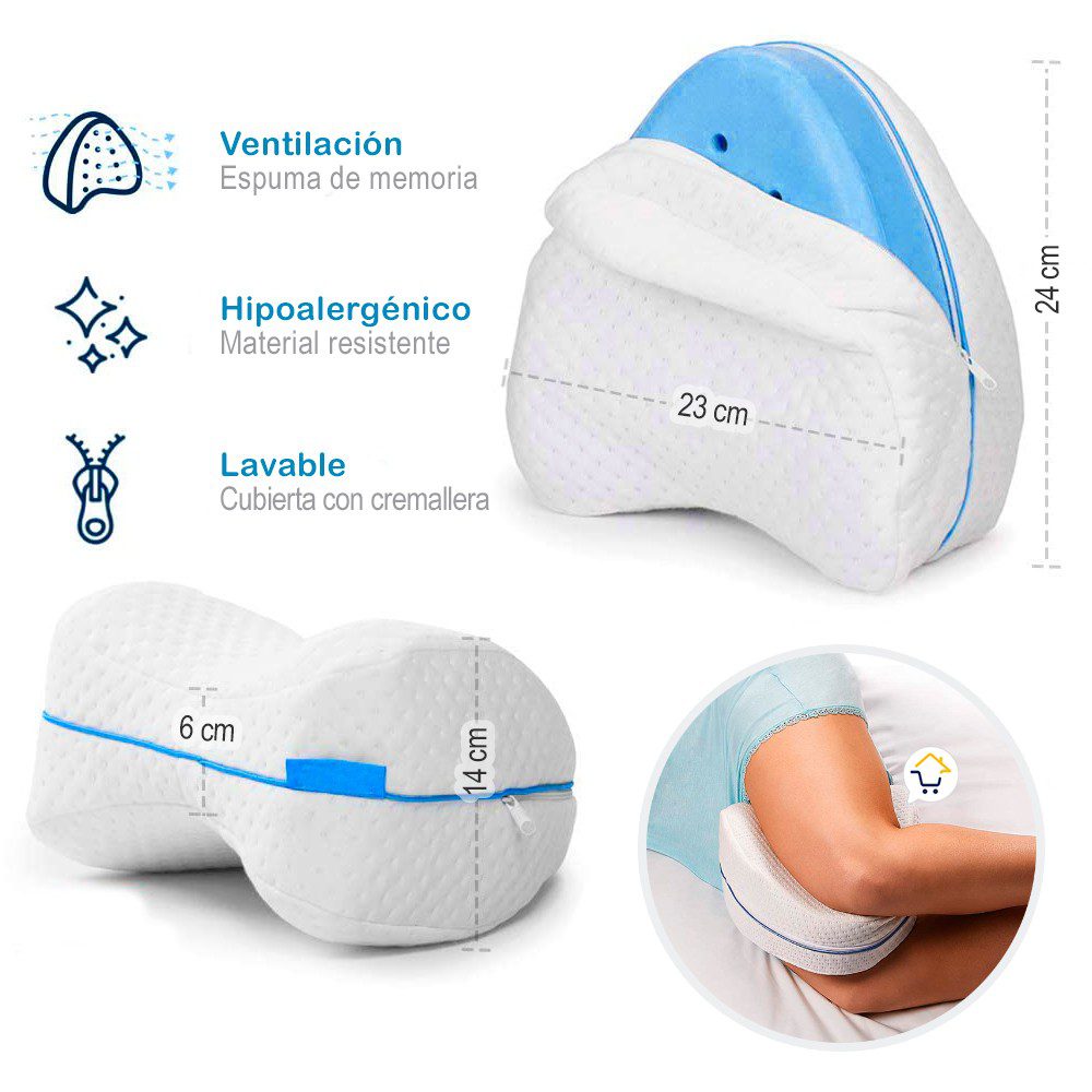 Almohada De piernas espuma viscoelástica Cojín terapia B-38