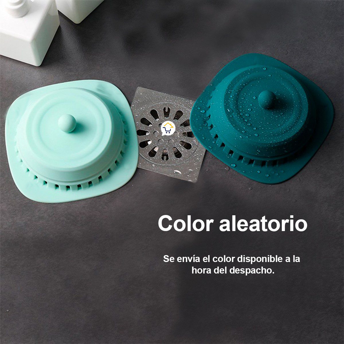 Set X2 Filtros Silicona Desagüe Atrapa Pelo Ducha Bañera COCI107