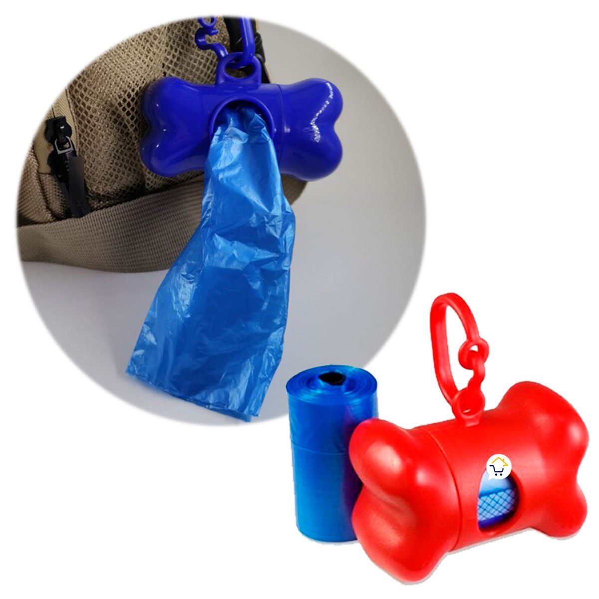 Kit Dispensador Bolsas Higiénicas Con Bolsas GRATIS 1545817