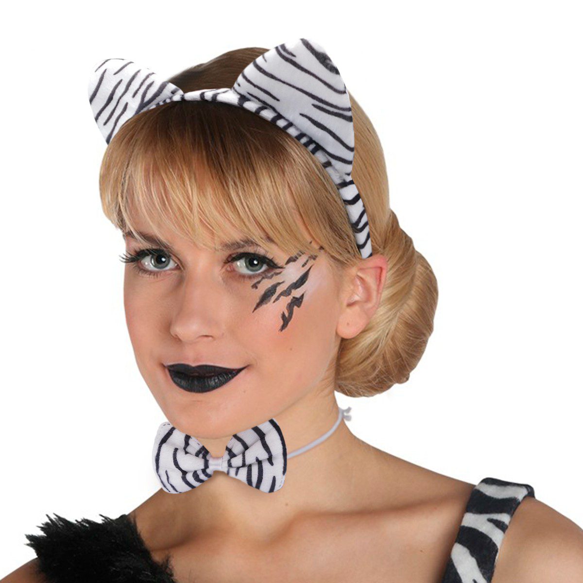Kit Disfraz Cebra Halloween Tutú Fiesta Disfraces OD523TU02