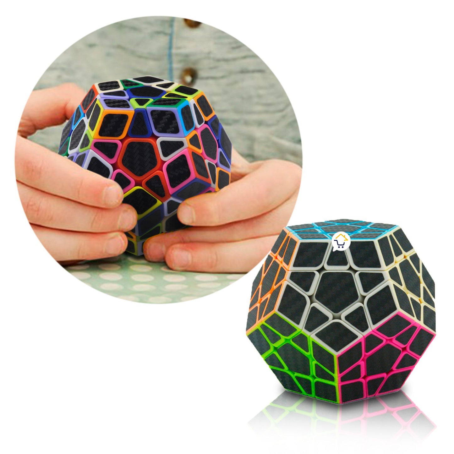 Cubo Rubik Dodecaedro Rompecabezas Mágico 12 Caras 596