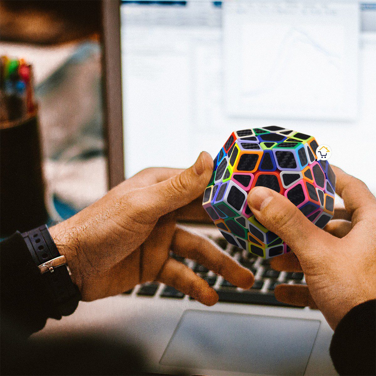 Cubo Rubik Dodecaedro Rompecabezas Mágico 12 Caras 596