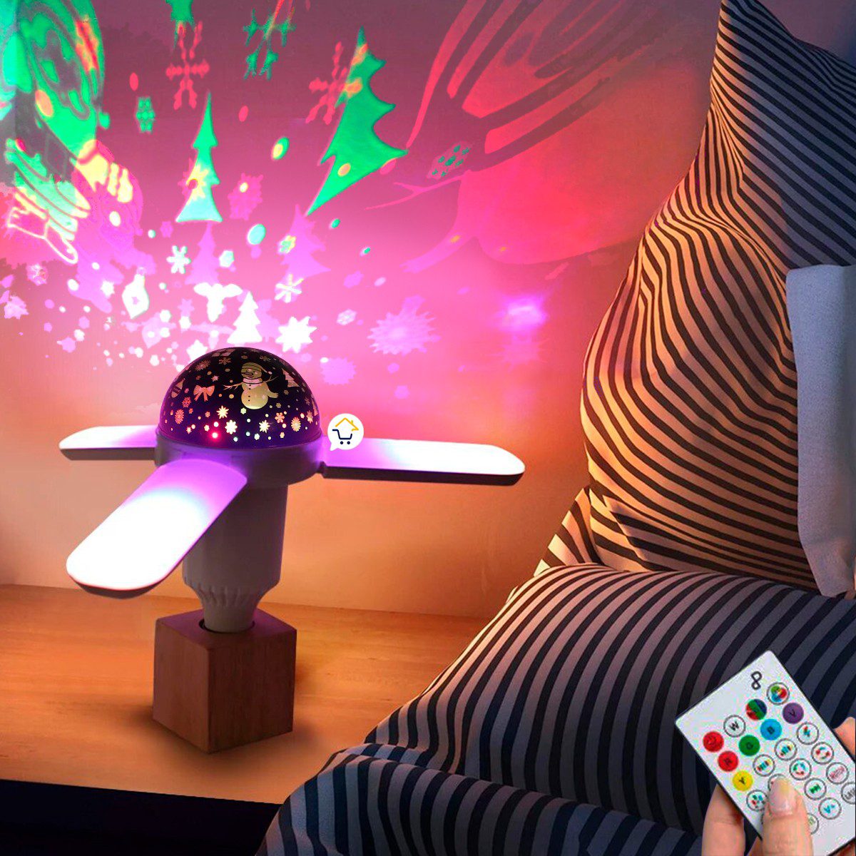 Bombillo Parlante Lámpara Led RGB Bluetooth Control Remoto CRD