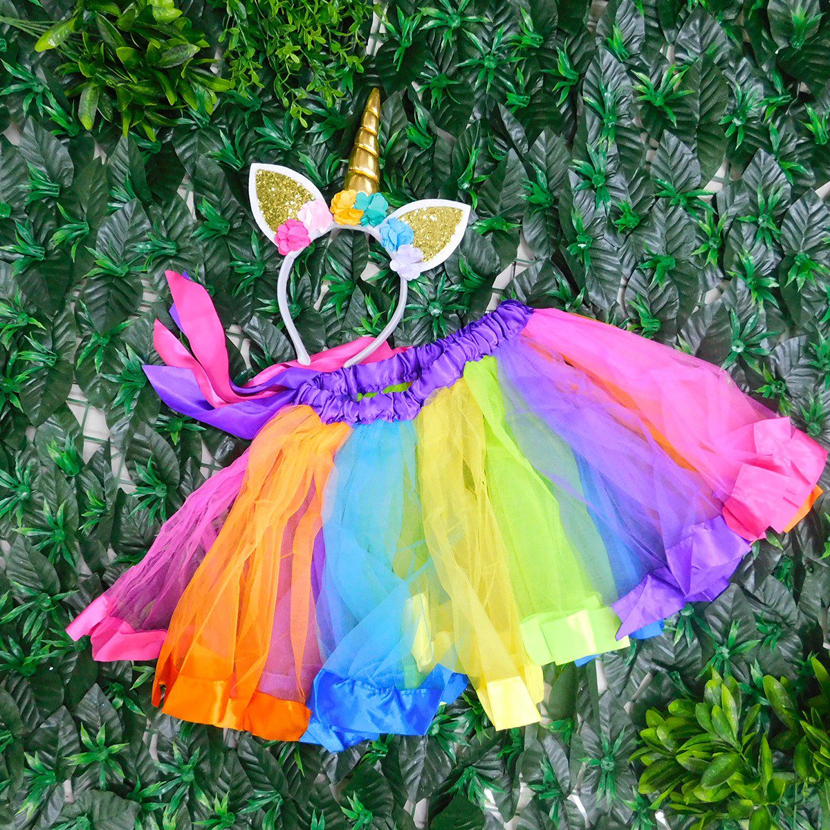 Disfraz Unicornio Accesorios Halloween Niñas Fiesta de Disfraces OF088