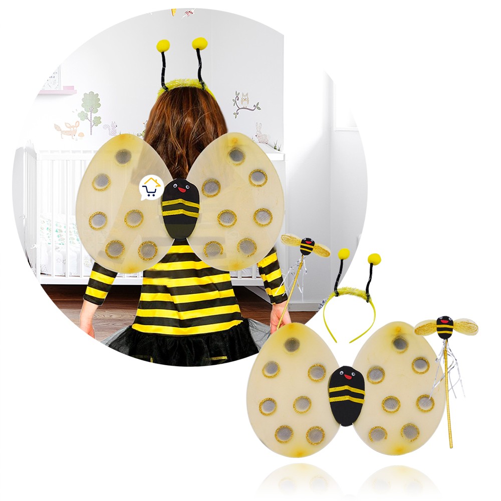 Disfraz Abeja Alas Diadema Niñas Halloween OD577AB
