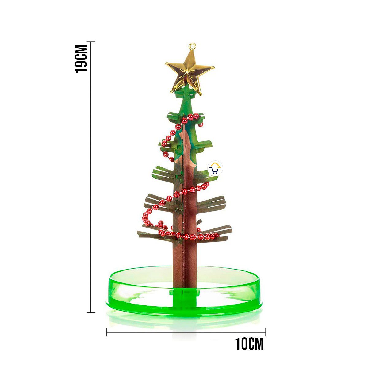 Árbol De Navidad Mágico Decoración Florece Cristal ANM01