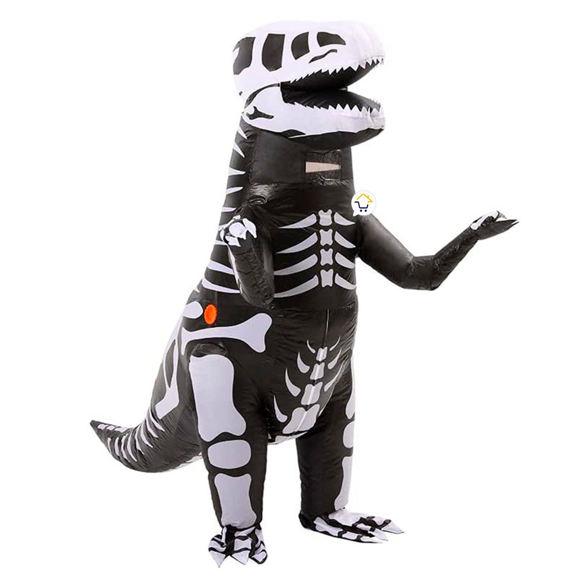 Disfraz Dinosaurio Esqueleto Gigante Inflable Adulto DNHUESO