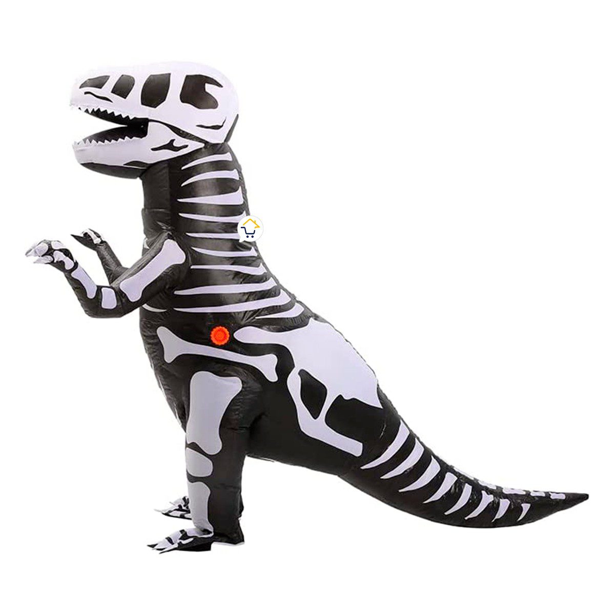 Disfraz Dinosaurio Esqueleto Gigante Inflable Adulto DNHUESO