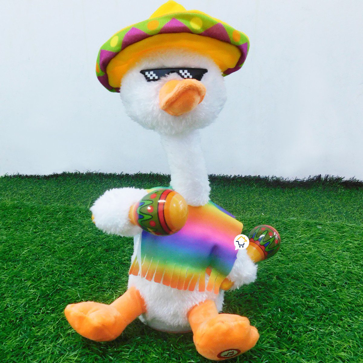 Pato Bailarín Peluche Parlante Música Juguete Didáctico PLC034
