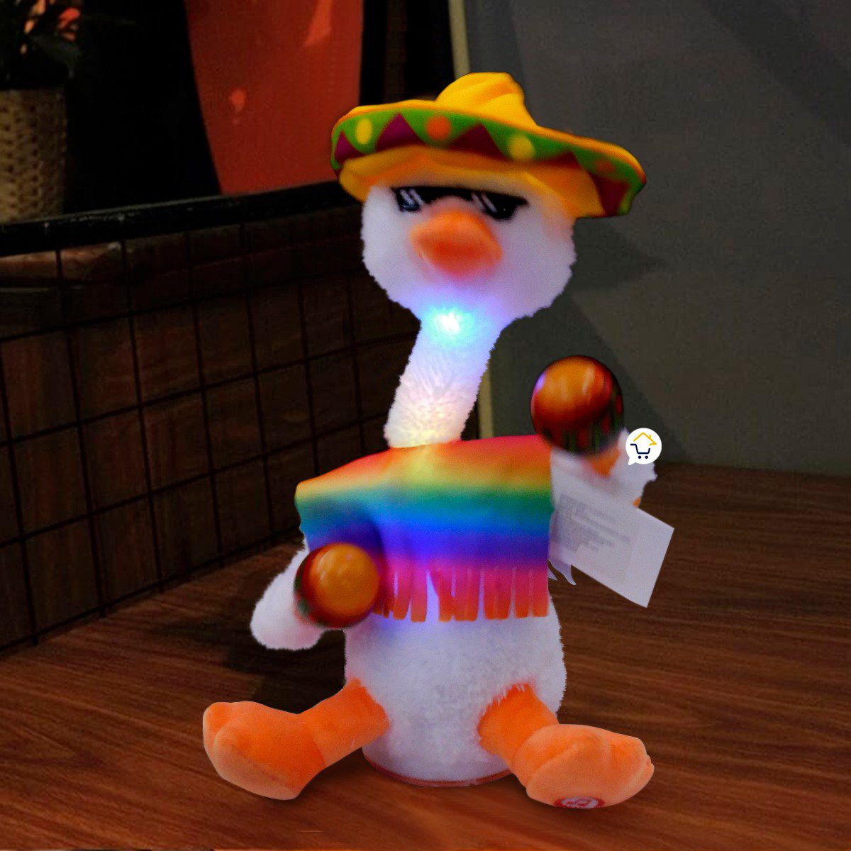 Pato Bailarín Peluche Parlante Música Juguete Didáctico PLC034
