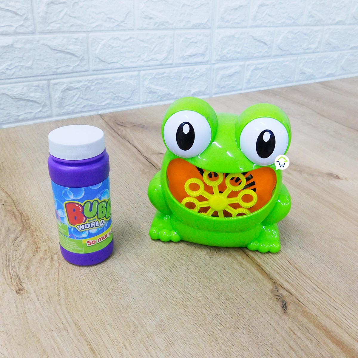 Máquina De Burbujas Rana Juguete Eléctrico Jabón Infantil 011