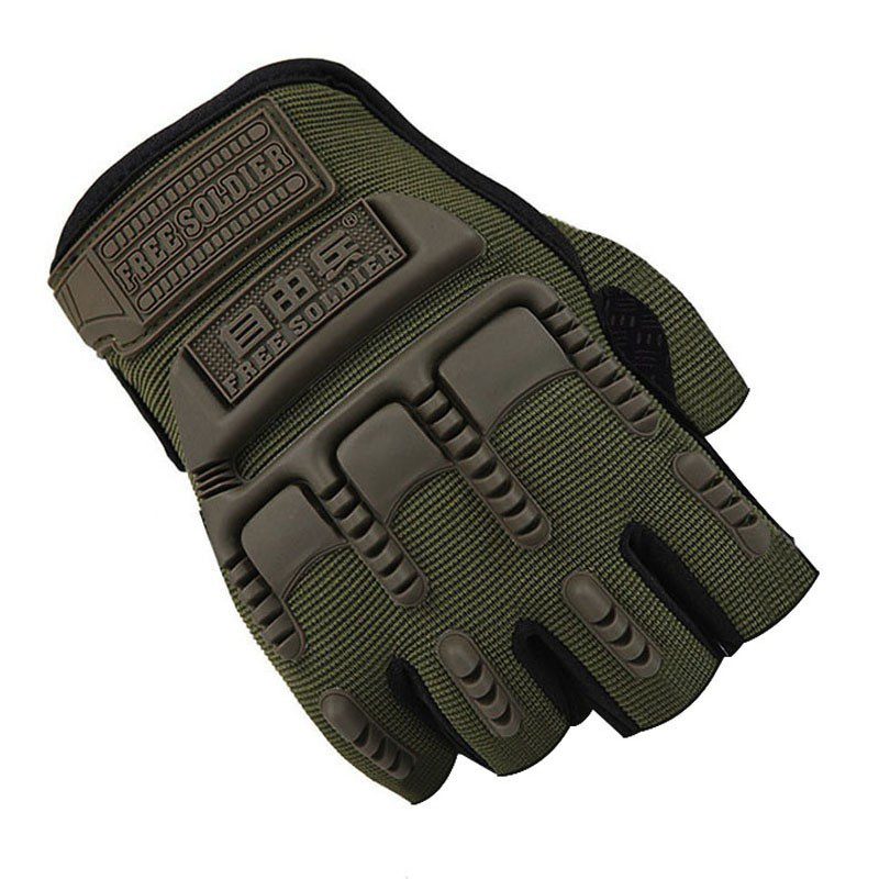 Guantes Medio Dedo Moto Tácticos Antideslizantes Mechanix AE234