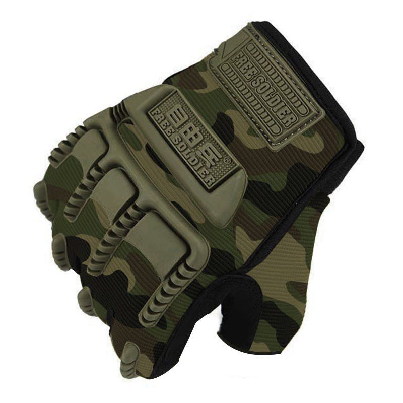 Guantes Medio Dedo Moto Tácticos Antideslizantes Mechanix AE234