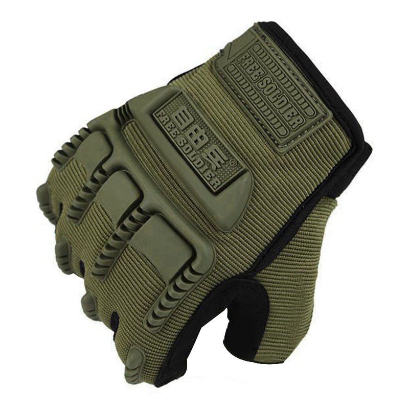 Guantes Medio Dedo Moto Tácticos Antideslizantes Mechanix AE234