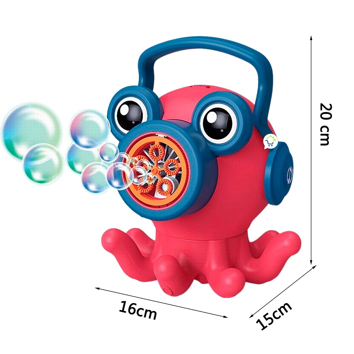 Máquina De Burbujas Pulpo Juguete Jabonera Infantil KM138835