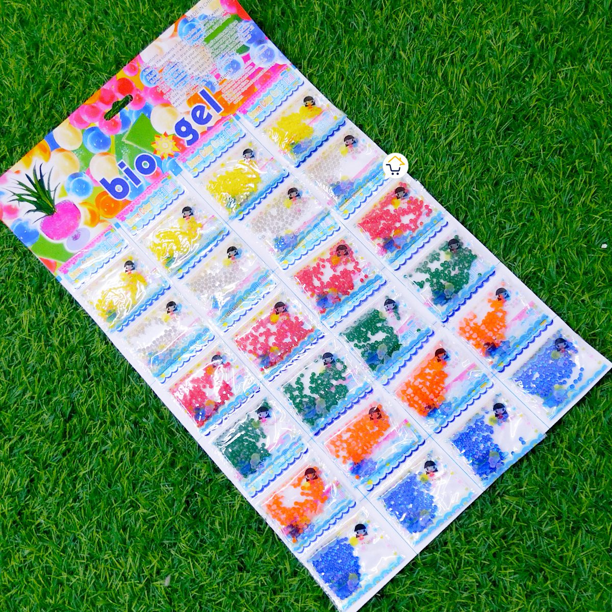 Perlas Hidrogel X2400 Bolas Decoración Agua Munición Multicolor JS2203