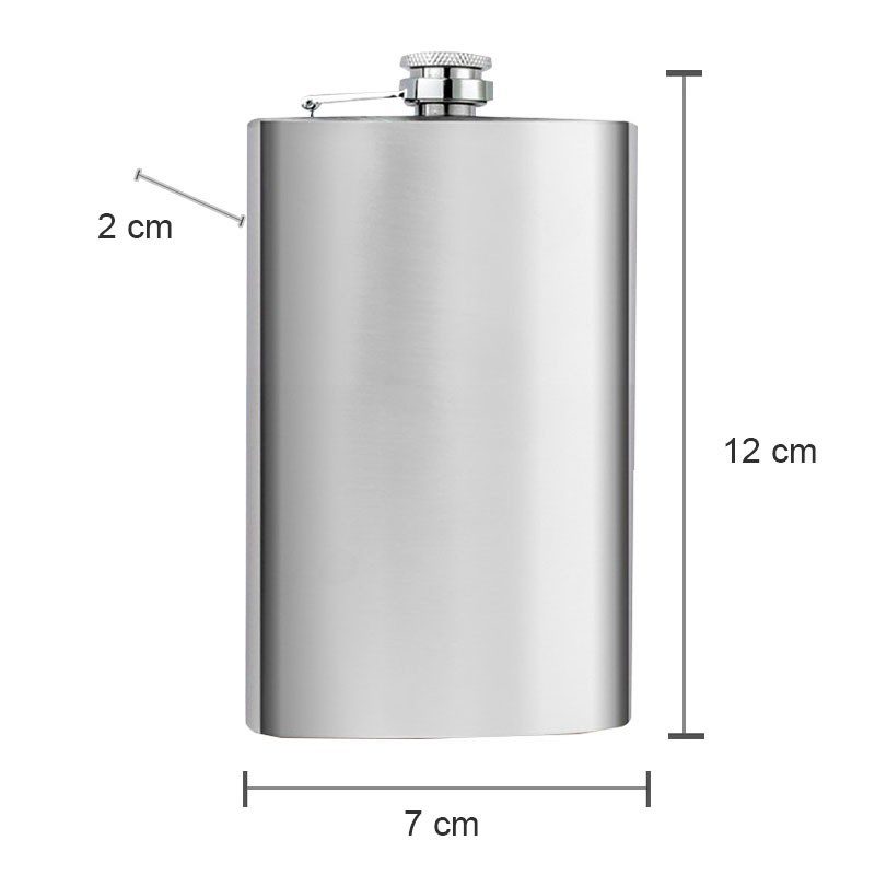 Licorera Whiskera Cantimplora Acero Inoxidable 5 Oz De bolsillo RF 449