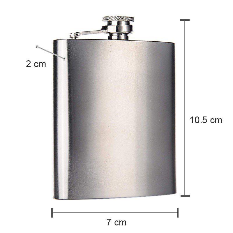 Licorera Whiskera Cantimplora Acero Inoxidable 4 Oz De bolsillo RF 4 OZ