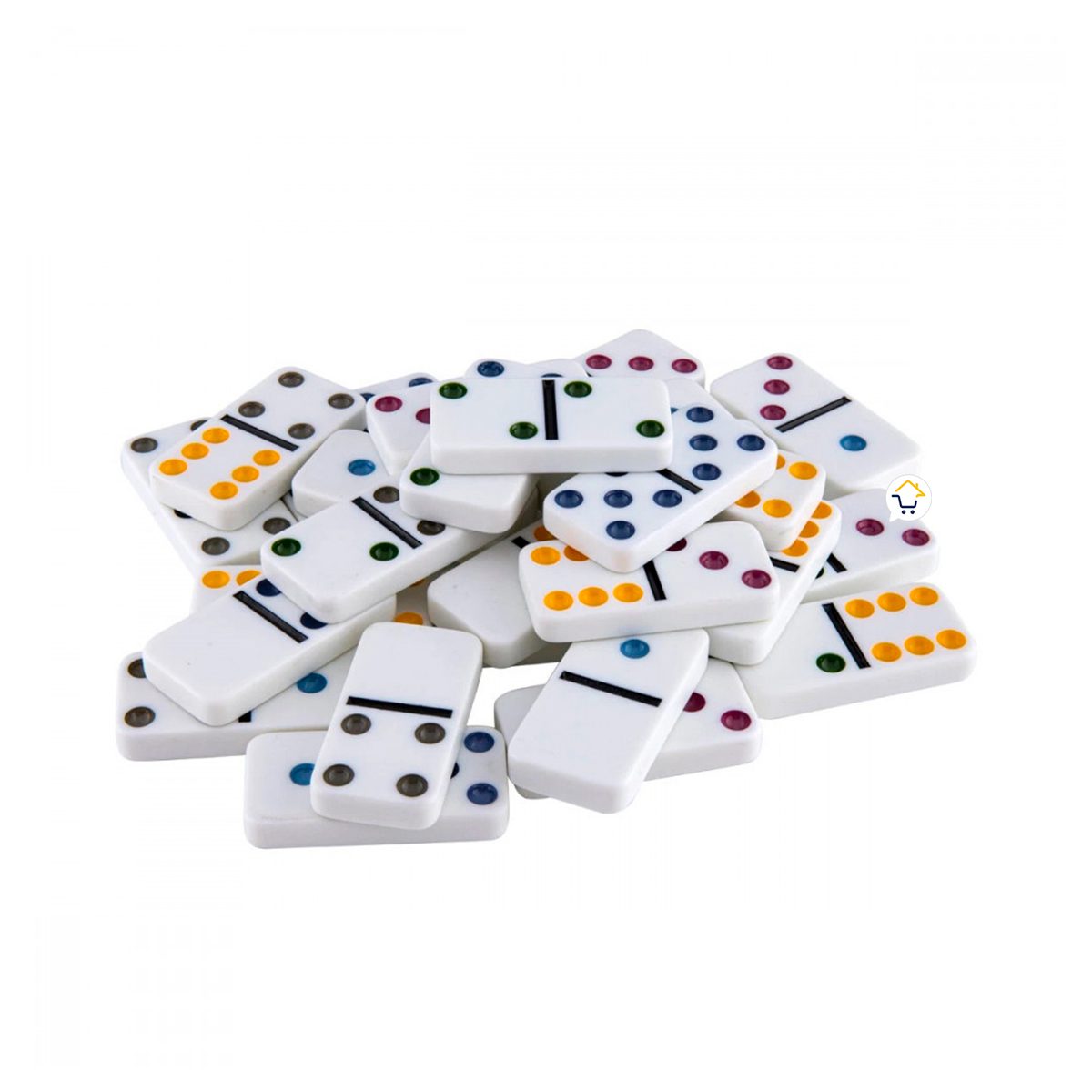 Dominó Juego de Mesa Caja Metálica Set 28 Piezas J003