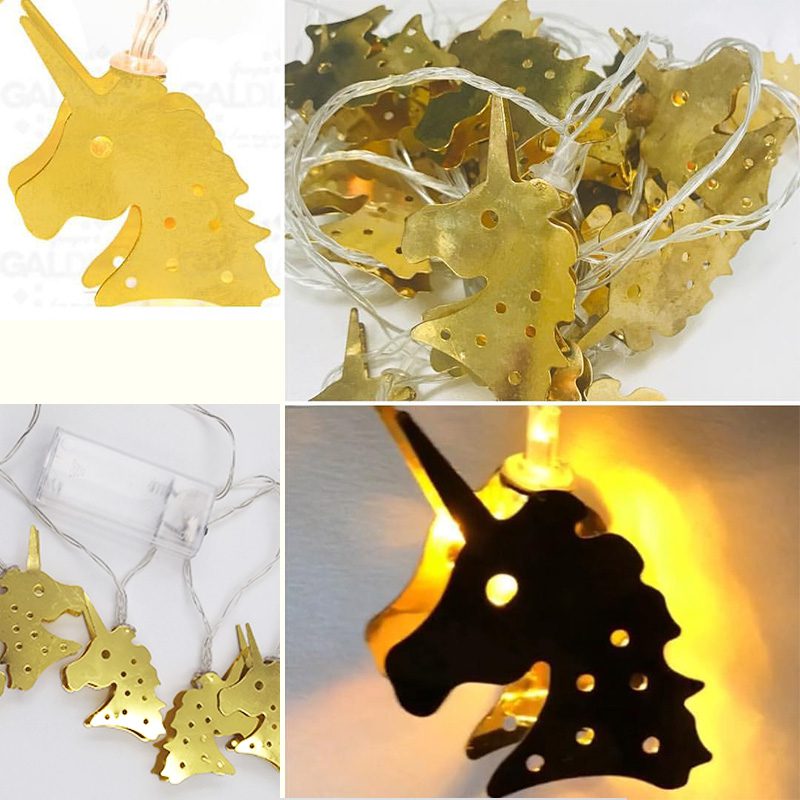 Extensión Unicornio Led X10 Luces 210cm Inalámbrica Guirnalda RF LXM13