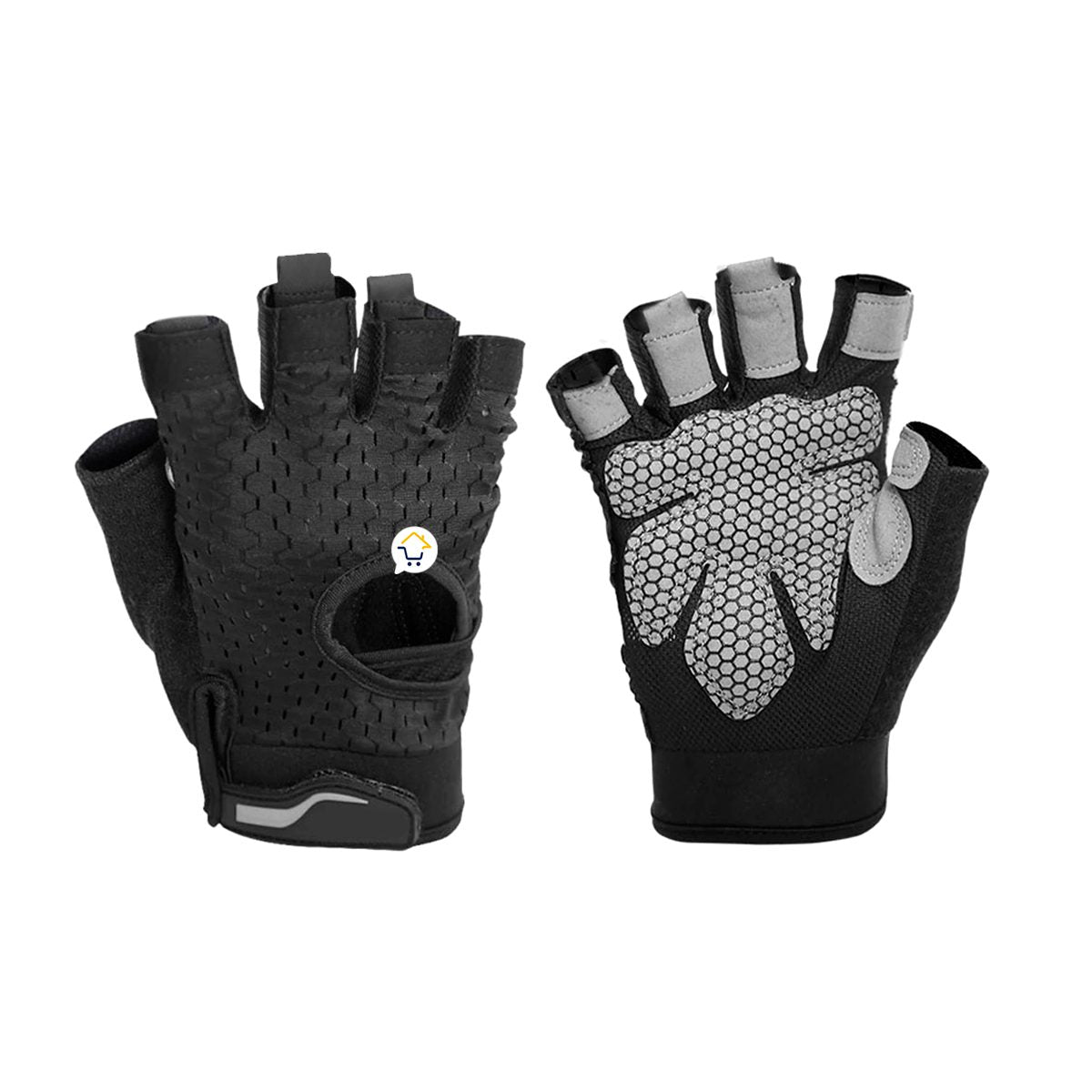 Guantes Medio Dedo Antideslizantes Ejercicio Deporte AOLIKES01