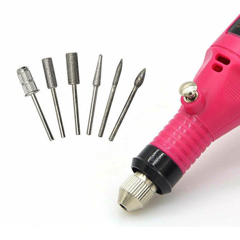 Kit Pulidor De Uñas Eléctrico Removedor Acrílico Manicure Pedicure RF PT1