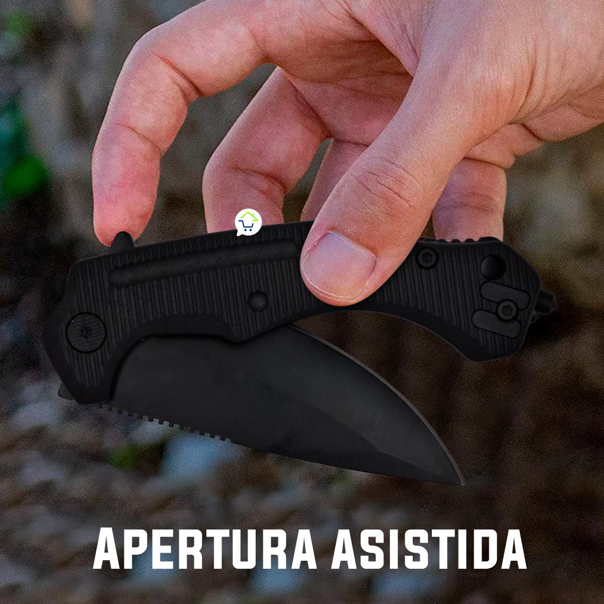 Navaja Táctica Cuchillo Caza Supervivencia Camping CAN01