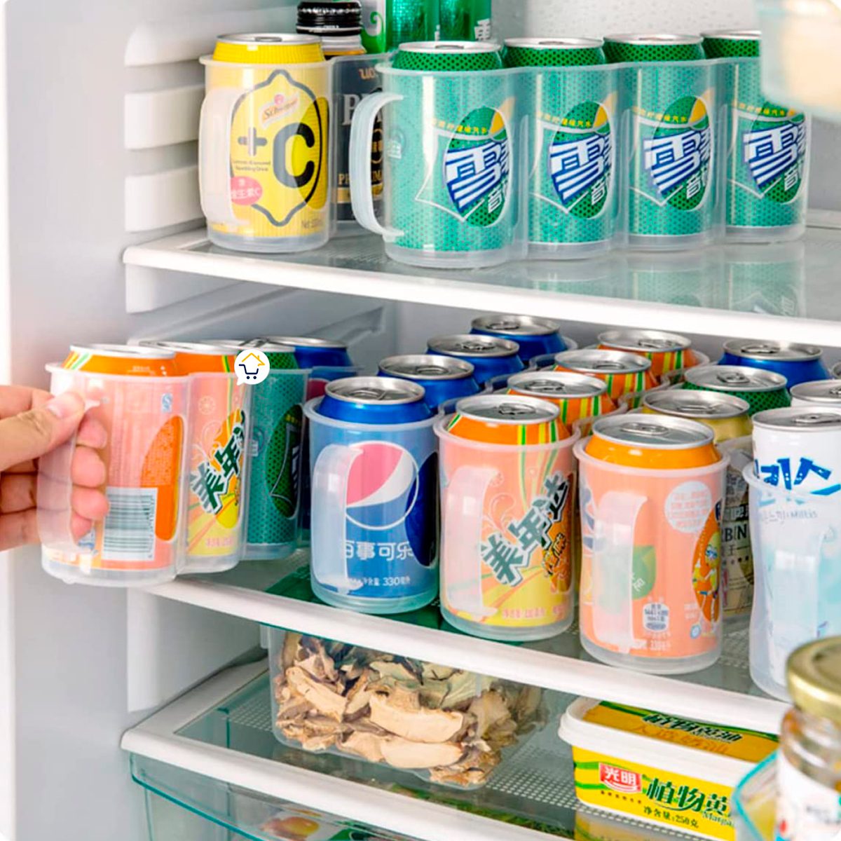Organizador De Latas Gaseosa Cerveza Ahorra Espacio Refrigerador ORLA0 –  Cómpralo en casa