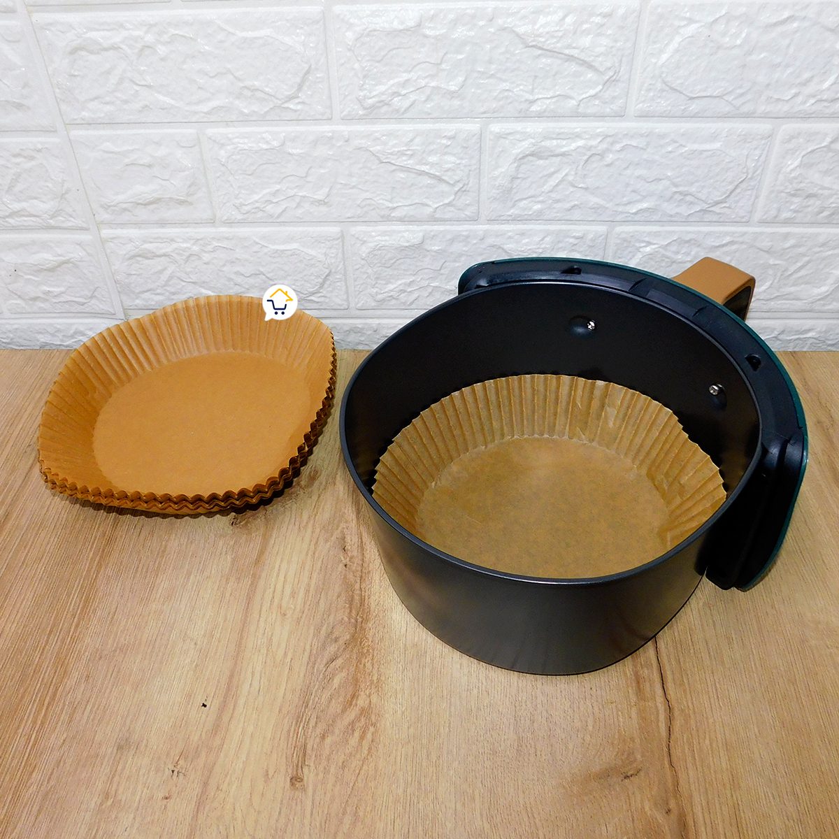 Papel Antiadherente x100 Para Freidora de Aire Air Fryer Pad Paper PAE03