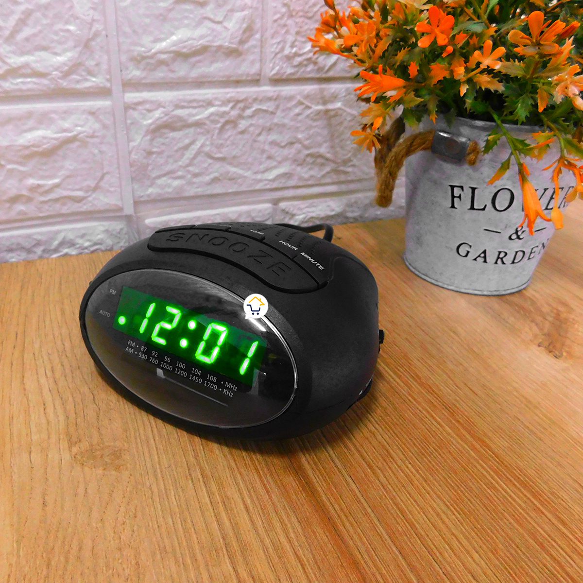 Radio Reloj Digital Despertador De Mesa Am Fm VSRC758