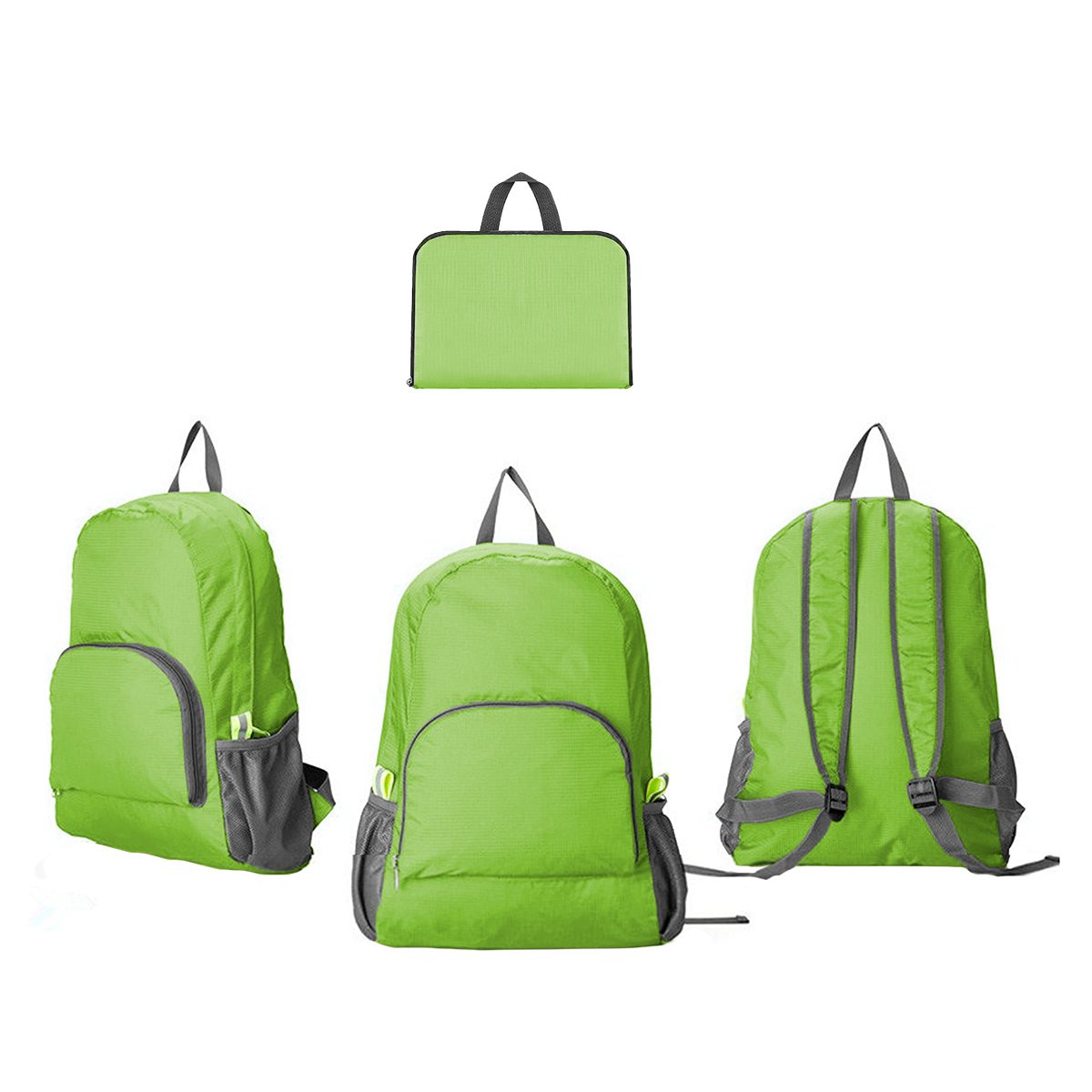 Morral Impermeable Plegable Mochila Viaje 2 Bolsillos BPLEG01