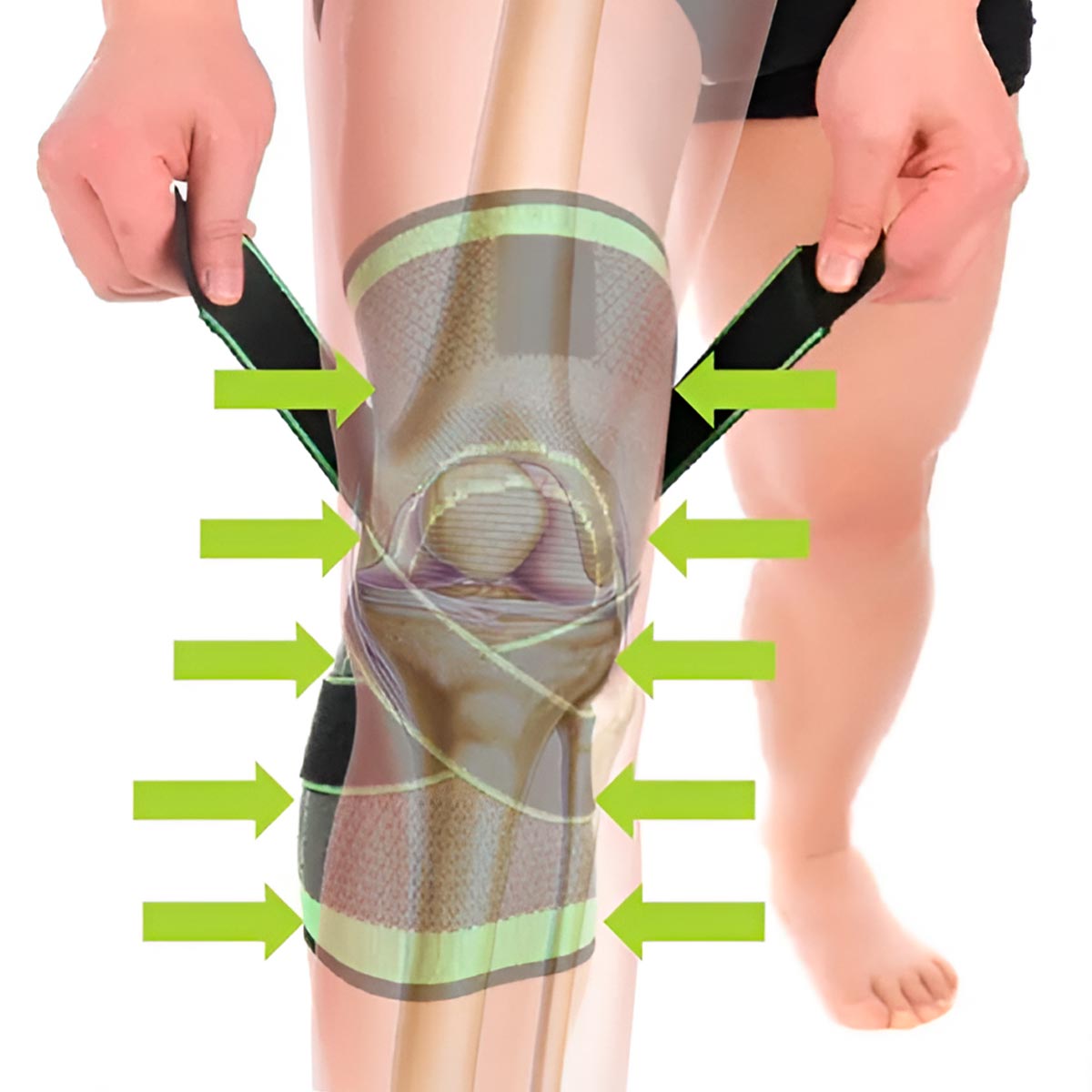 Rodillera Compresión Deportiva Ortopédica Protección Rodilla ND-056