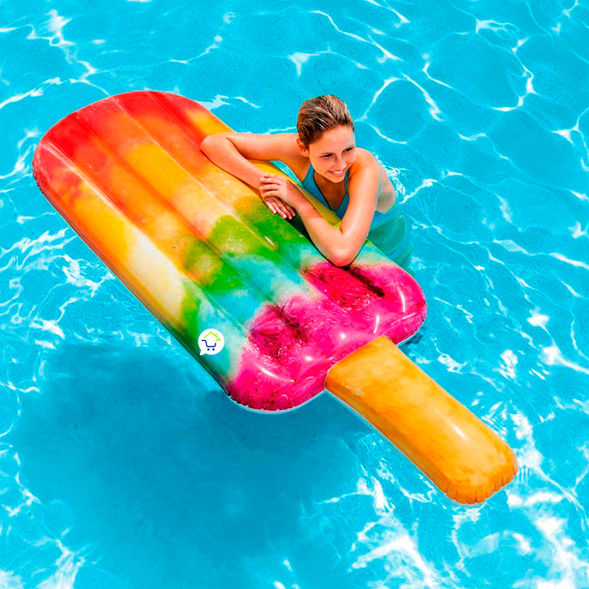 Flotador Paleta Helado Inflable Salvavidas Piscina Pool 58776EU-PH