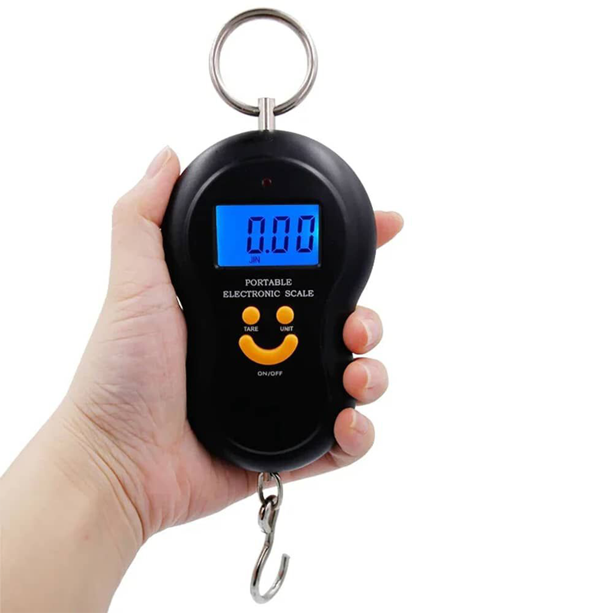 Bascula Digital LCD Portátil Viaje Pesa Maletas Equipaje RF 511