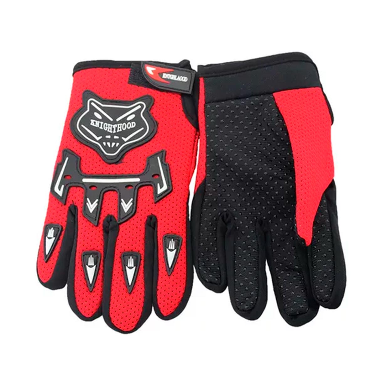 Guantes Moto Ciclismo Livianos Protección Nudillos Antideslizantes A02