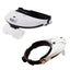 Lupa Led Visera + 5 Lentes Aumento Diadema Joyería Relojería MG81001-G