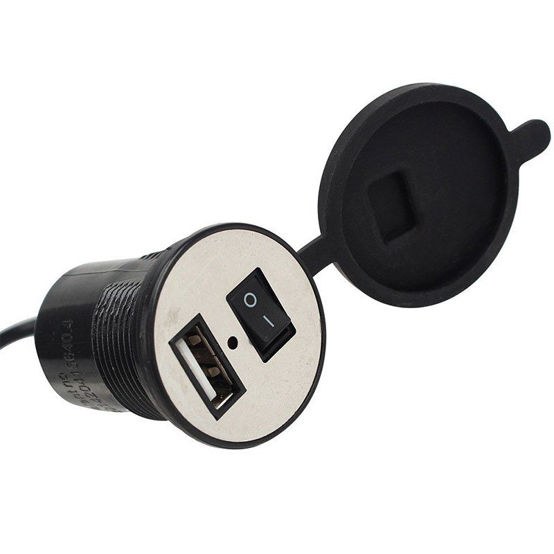 Cargador USB Para Moto Impermeable 12V Celular DG8644