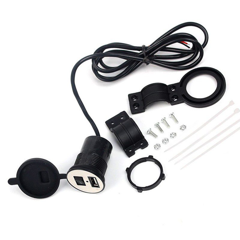 Cargador USB Para Moto Impermeable 12V Celular DG8644